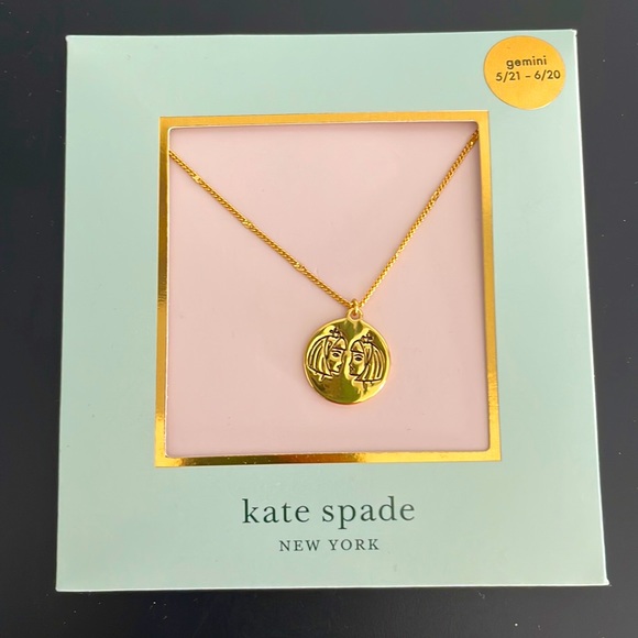 Kate Spade Gemini Necklace In Gold 